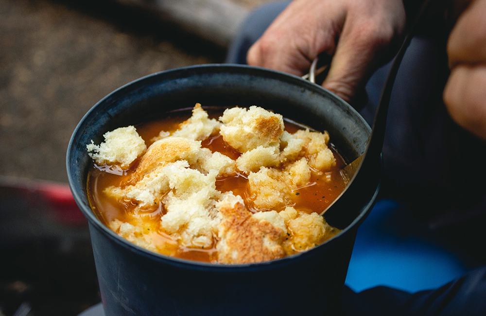 Picture of a cup of soup.