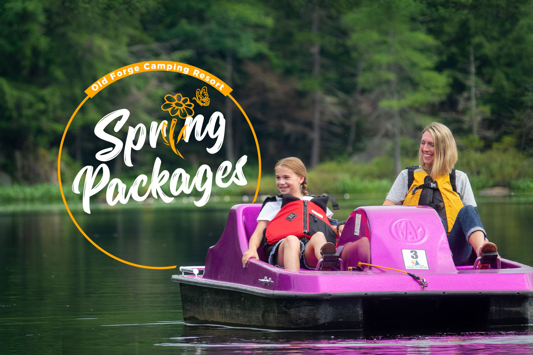 CAMP & SAVE with Spring Packages!