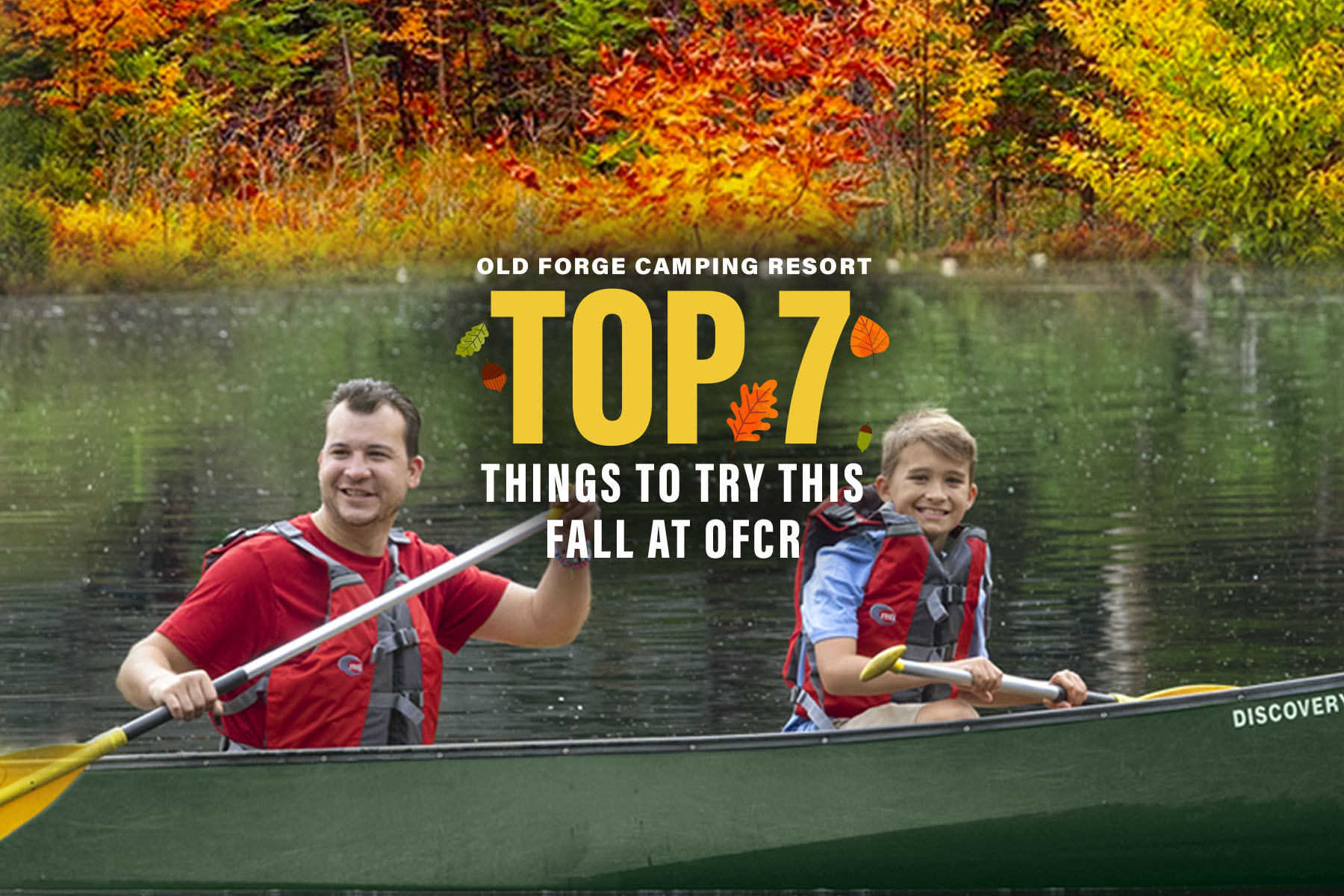 Top 7 Fall Things to Try at Old Forge Camping Resort!