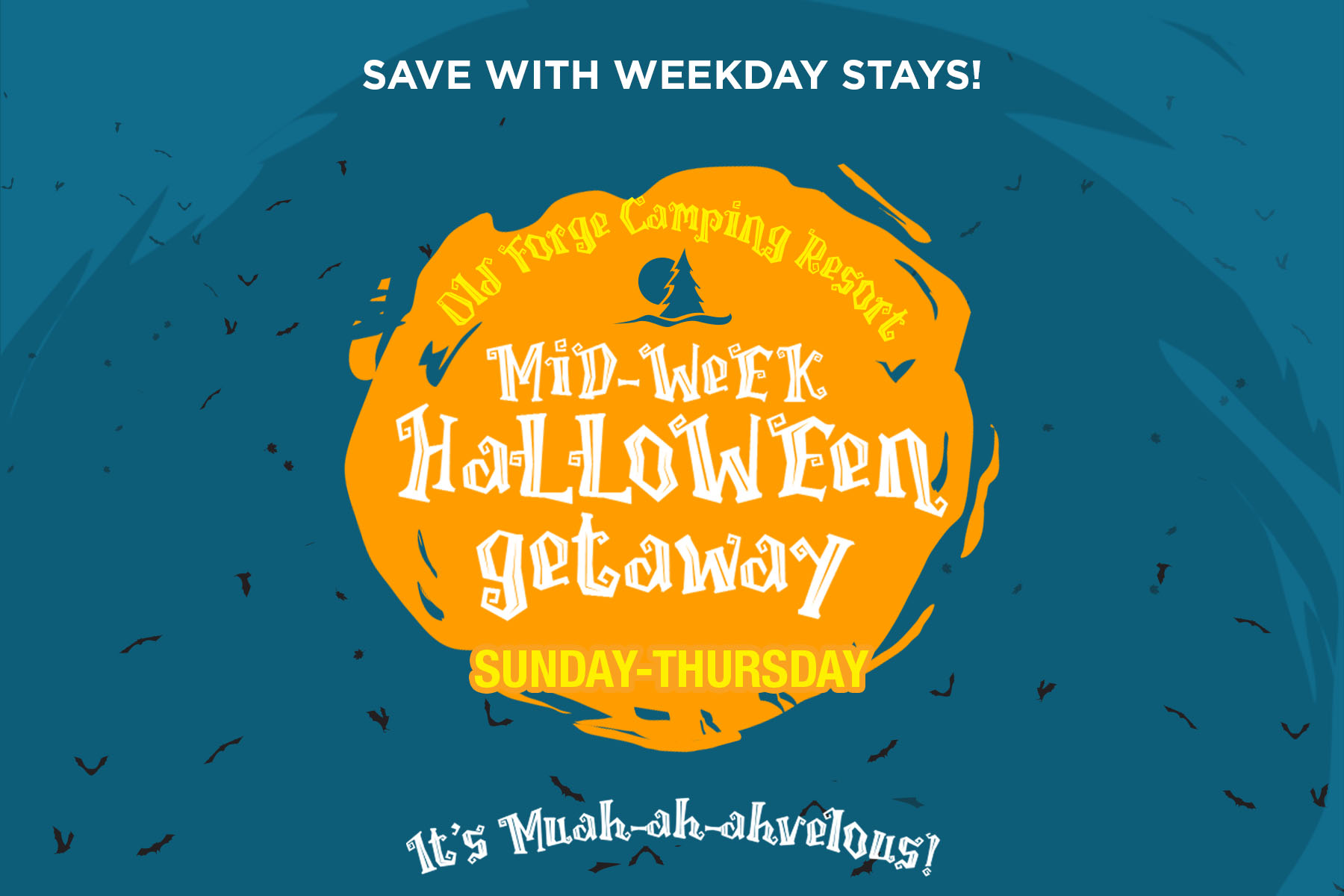 SAVE with Our Mid-Week Halloween Getaway!