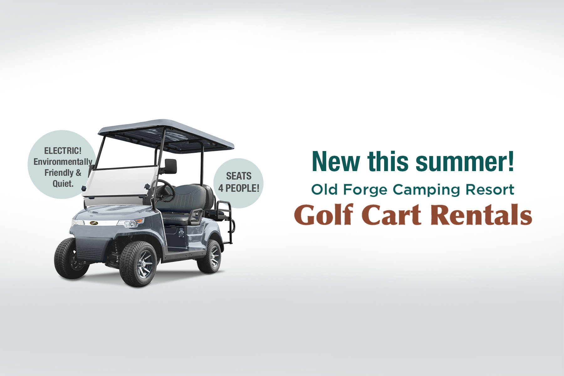 NEW! Golf Cart Rentals!